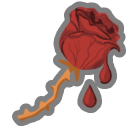 Blood-Soaked Rose